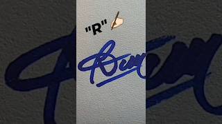 R letter signature buttyfull signature style [upl. by Carmella]