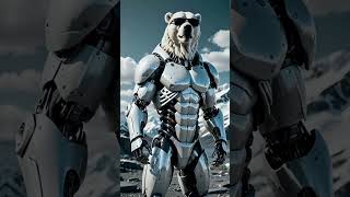 TERMINATOR SAVAGE BEASTS Wild Cyborg Fusion terminator wildlife shortsvideo [upl. by Adnyl]