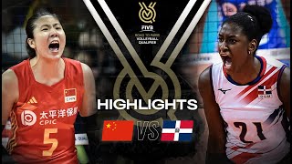 🇨🇳 CHN vs 🇩🇴 DOM  Highlights  Womens OQT 2023 [upl. by Terraj194]