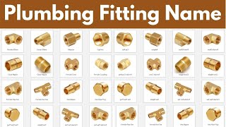 Plumbing Materials Name and Pictures  Plumbing Fittings Name  Plumbing Work  Plumbing Fixtures [upl. by Colombi]