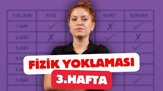 2025 Tyt Fizik Kampı Haftalık Değerlendirme 3 Hafta  Yoklama [upl. by Chesna]