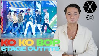 FASHION EXPERT REACTS EXO Ko Ko Bop Live Performance Outfits [upl. by Ardnoik]