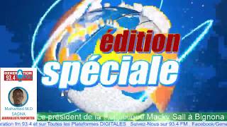 Edition Spéciale  Phase II du Pudc Le président de la République Macky Sall à Bignona [upl. by Oivalf]