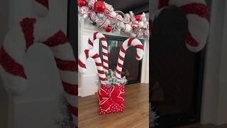 Candy Cane Budget DIY❤️ [upl. by Atteynek]