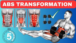 Ultimate Dumbbell Abs Workout for a 6Pack Abs Transformation  Lose Belly Fat Fast [upl. by Caiaphas]