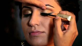 RETRO BOLLYWOOD MAKEUP LOOK [upl. by Ibbor]