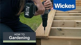 How to Lay Decking with Wickes [upl. by Annoed551]