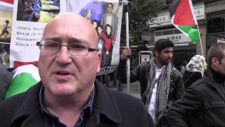 Dominic Noonan at the Palestine Protest in Manchester [upl. by Ias]