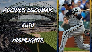 Alcides Escobar 2010 Highlights [upl. by Stanislas857]