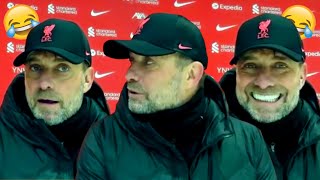 Hilarious moment Liverpool boss Jurgen Klopp fails to understand Villa reporters thick accent [upl. by Joscelin]