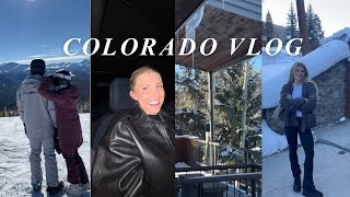 COLORADO VLOG  keystone  breck Jay’s first time snowboarding  spending time with friends [upl. by Attennek]