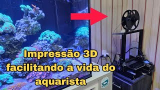 Itens de impressora 3D que ajudam o aquarista [upl. by Orenid954]