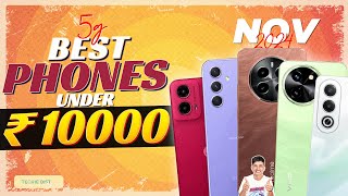 Top 5 Best 5G Smartphone Under 10000 in November 2024  Best 5G Phone Under 10000 in INDIA [upl. by Atinob108]