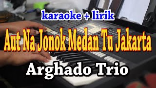 AUT NA JONOK MEDAN TU JAKARTA KARAOKE ARGHADO TRIO [upl. by Bottali847]