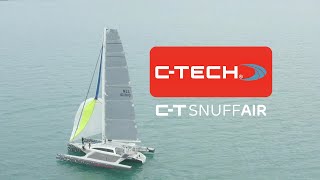 Shorthanded sailing Rapido 60 Trimaran with a 297sqm spinnaker [upl. by Eelreveb390]