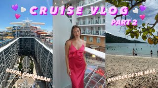 CRUISE VLOG Royal Caribbean Wonder of the Seas [upl. by Akemat]