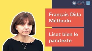 MissionCRPE  Francais  Méthodo Didactique partie 1 [upl. by Chimene]