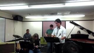 Berklee Jazz Ensemble playing Nemesis by Aaron Parks [upl. by Kirima211]