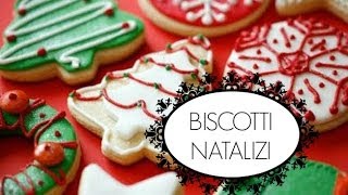 BISCOTTI DI NATALE CON GLASSA COLORATA [upl. by Adel999]