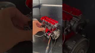 Inline 4cylinder Engine enginemodel l4 diy engine [upl. by Erialc]