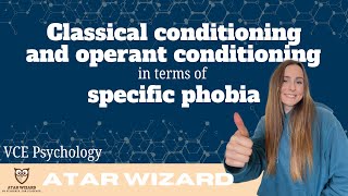 How do classsical and operant conditioning contribute to specific phobia [upl. by Kiele]