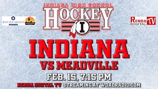 Indiana vs Meadville Ice Hockey 21524 [upl. by Stelle]