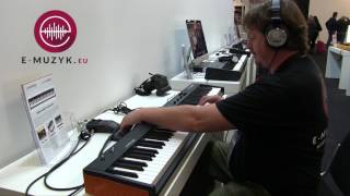 Musikmesse 2017  Studiologic NUMA Compact 2  lekkie przenośne stage piano [upl. by Rapsag]