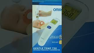 جهاز قياس الحرارة عن طريق الجبهة اومرونجنتل  Omron gentle thermometer [upl. by Yemar]