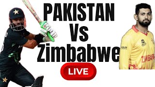 PAKISTAN vs ZIMBABWE Live 1st T20  PAK vs ZIM Live pakistanvszimbabwe pakvszimlive [upl. by Asiak674]