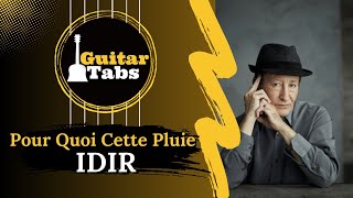 Pour Quoi Cette Pluie  Idir  Tablature Guitare kabyle [upl. by Sou126]