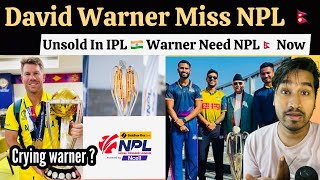 Nepal Offer David Warner Miss NPL For IPL  Nepal Offer David Warner  NPL Trophy Price In Crore [upl. by Yaned]