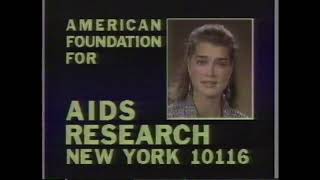 1988 Aids Research Brooke Sheilds commercial [upl. by Gilbertson]