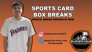 SD SPORTS CARDS 102024 CHROME COSMIC  UPDATE  MORE WROB boxbreak sportscards liveboxbreaks [upl. by Tavia373]