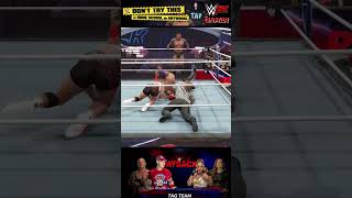 WWE 2K24 Intergender  Randy Orton amp John Cena vs Becky Lynch amp Ronda Rousey  wwe live [upl. by Amikahs]