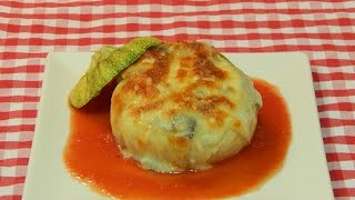 Cómo hacer calabacines rellenos de verduras con bechamel [upl. by Kemp841]