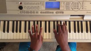 Drake quotPassionfruitquot piano tutorial with baseline [upl. by Warfield219]