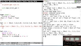 OCaml Data Types [upl. by Landri]