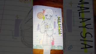 LAHTIMalaysia 🇲🇾⭐ ibKhaiSaja drawings fyppp bored freepalestine [upl. by Yellehs]