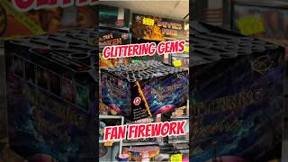 Glittering Gems Fan Firework  It’s a BIG firework by Gemstone fireworks [upl. by Ilise]