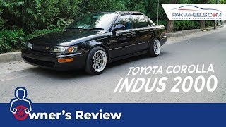 Indus Corolla 2000  Owners Review Price Specs amp Features  PakWheels [upl. by Nottirb276]