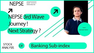 Nepse Technical Analysis Elliott Wave Banking Subindex Analysis [upl. by Lucina]