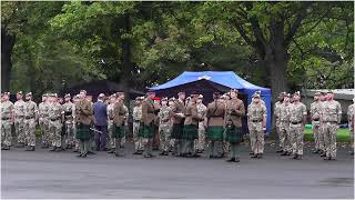 Assaye Parade 2024 010  Glencorse Bks  Milton Bridge and Presentation of Medals [upl. by Htbazile]