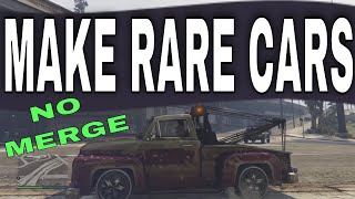 GTA 5  MAKE RARE CARS GLITCH NO MERGE ADD FULL BODY STYLE TO CARS PS4 PS5 XBOX PC [upl. by Notniv]