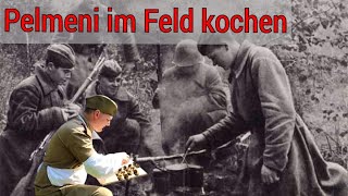 Pelmeni nach quotSoldatenartquot im Feld zubereitet [upl. by Rooker]