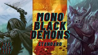 Abyssal Harvester Is So Powerful Foundations Standard Mono Black Demons MTG Arena [upl. by Lamdin]