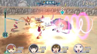 「テイルズ オブ ハーツ Ｒ」戦闘動画 ベリル・ベニト [upl. by Edmonda231]