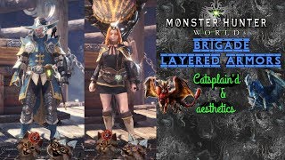 MHW New Layered Brigade Armor [upl. by Neelrahc]