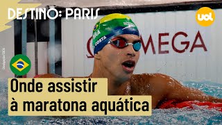 GUILHERME COSTA O CACHORRÃO NADARÁ 10KM ONDE ASSISTIR À MARATONA AQUÁTICA [upl. by Haleemak921]