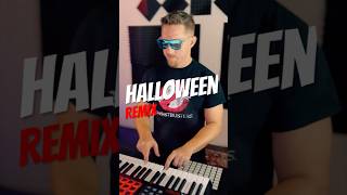 Making A Beat “HALLOWEEN THEME Remix” In The Studio [upl. by Nhguavahs965]