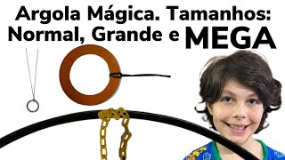 Como Fazer a Mágica da Argola e Corrente Tamanho Mega Gigante  Ring And Chain Trick  Mundo do Bob [upl. by Llehsyar]